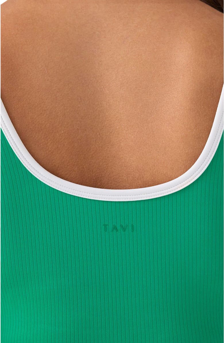 Tavi Nostalgia Support Tank, Alternate, color, Spring Green