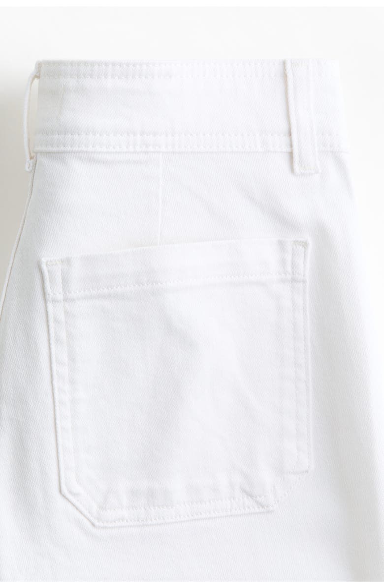 H&M Flared High Jeans, Alternate, color, White