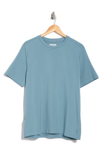 Original Penguin Sport Crewneck Stretch Cotton T-shirt In Blue