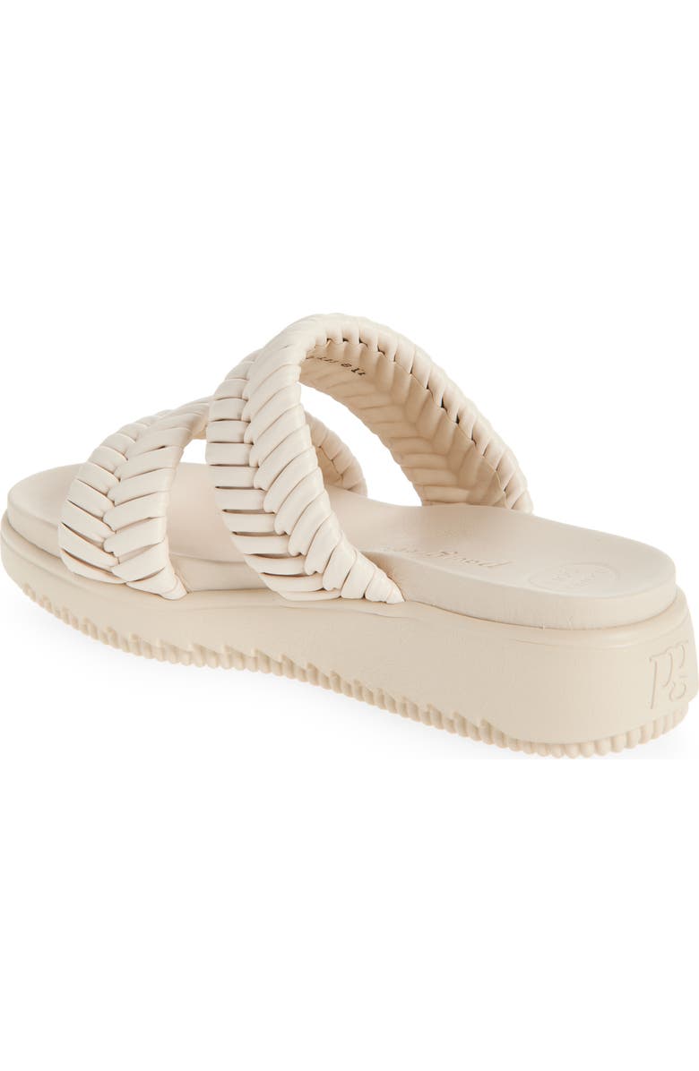 Paul Green Ashton Platform Slide Sandal, Alternate, color, Shell Braid