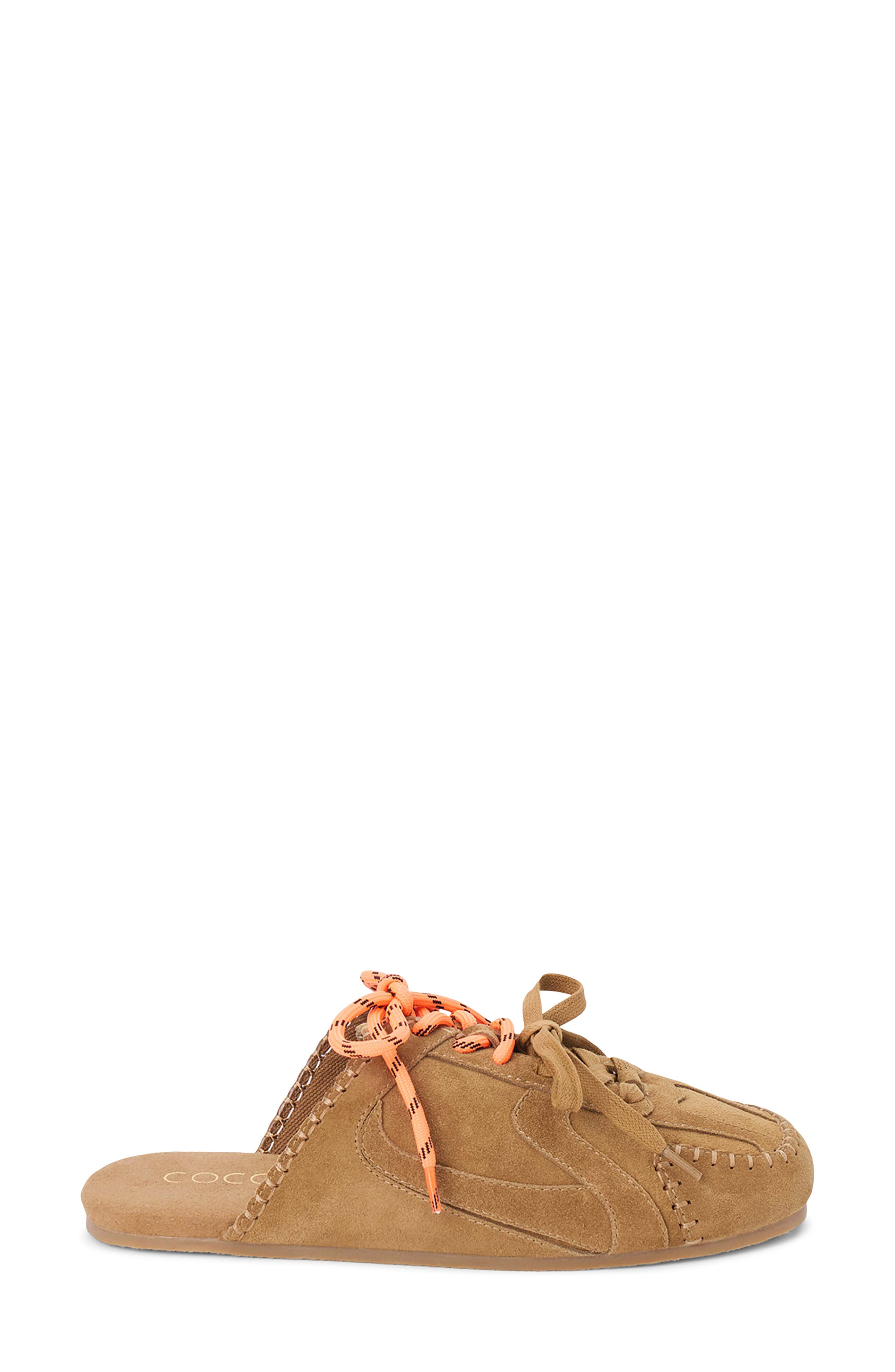 Devyl Lace-Up Mule, Alternate, color, FAWN