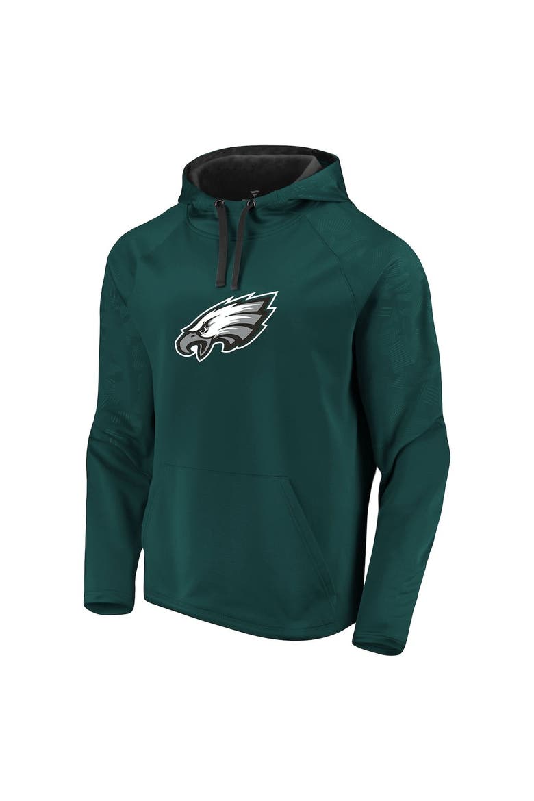 Men's Midnight Green Philadelphia Eagles Big & Tall Logo Pullover Hoodie, Alternate, color, Green
