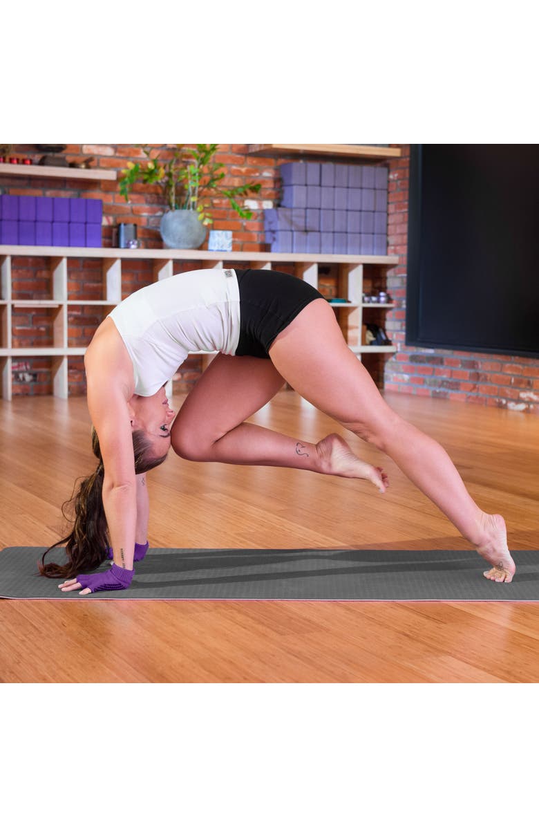 ProsourceFit Grippy Yoga Gloves, Alternate, color, Purple