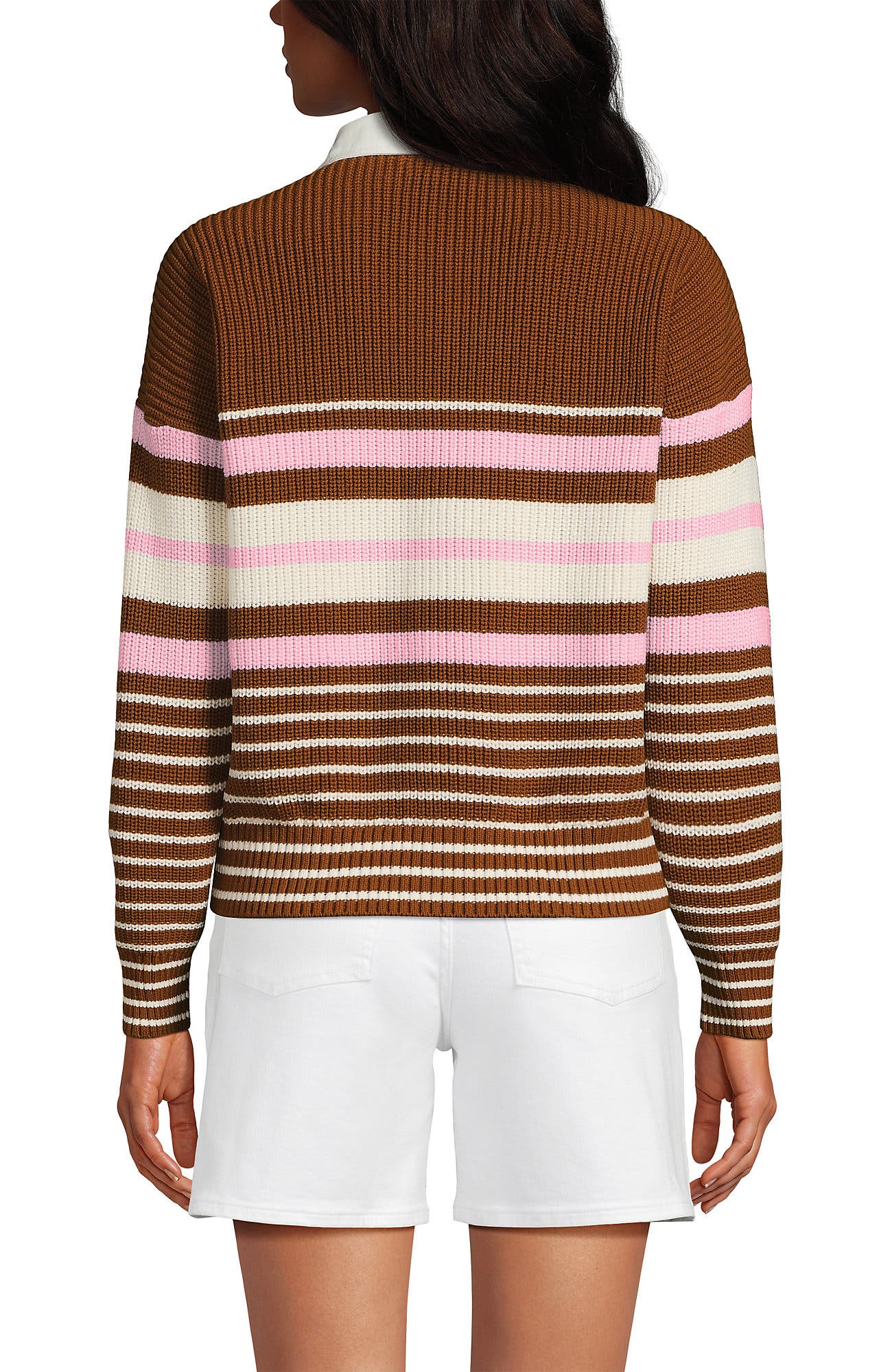 Drifter Rugby with Woven Collar Sweater - image 2