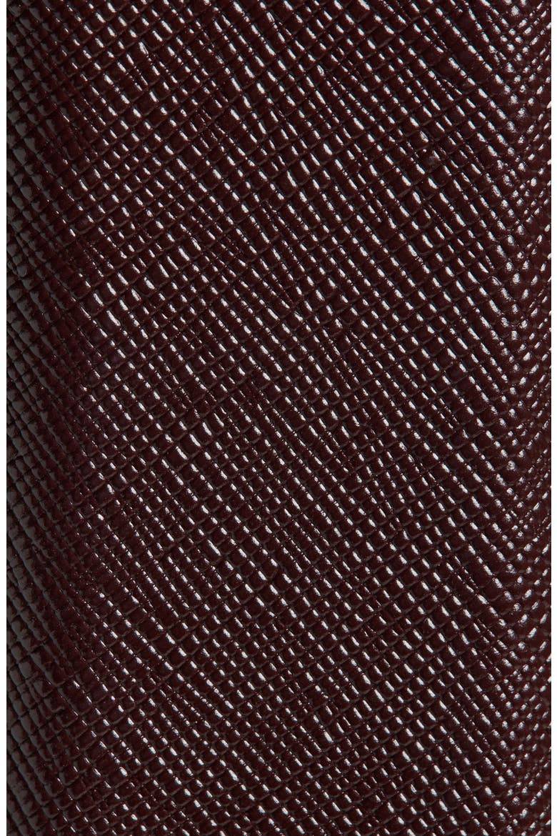 Waylen Saffiano Leather Belt, Alternate, color, BROWN