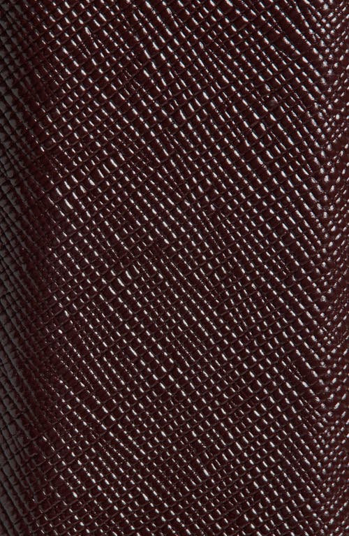Nordstrom Waylen Saffiano Leather Belt In Burgundy