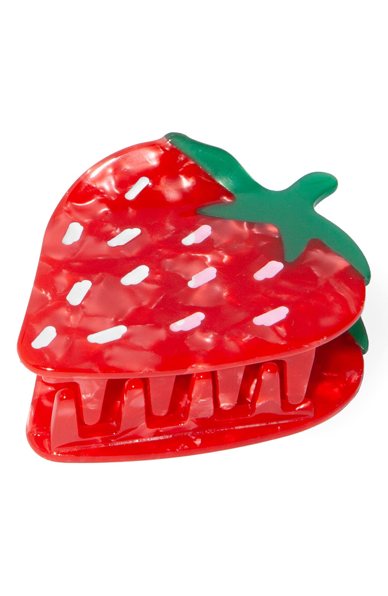 doiy Strawberry Claw Clip in Red 