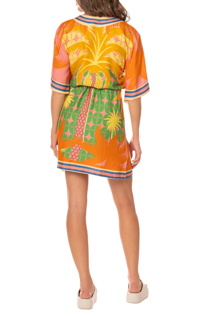 Maaji Cosmic Tropic Cover-Up Dress, Alternate, color,