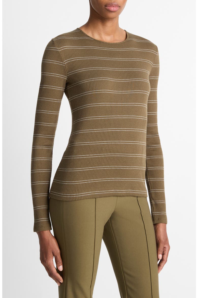 Stripe Rib Top, Alternate, color, CYPRESS COMBO