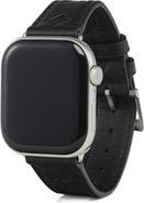 MCM Apple Watch Band in Embossed Monogram Leather