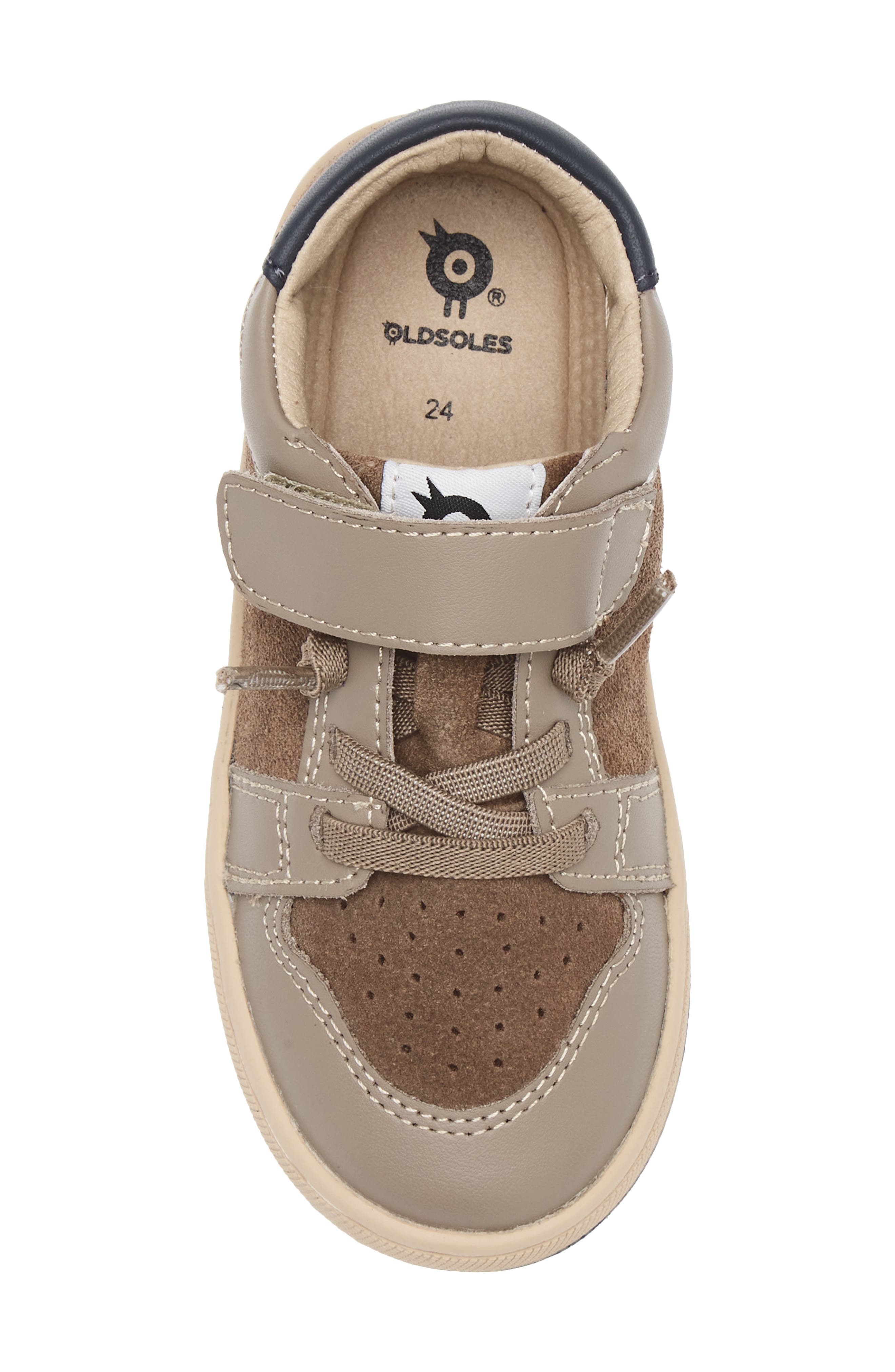 OLD SOLES Kids
 City Sneaker, Alternate, color, Taupe / Navy