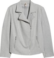 Anne Klein Moto Zip Ponte Jacket