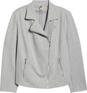 Anne Klein Moto Zip Ponte Jacket