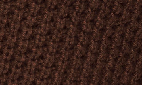 Eberjey Recycled Sweater Cropped Cardigan In Brown