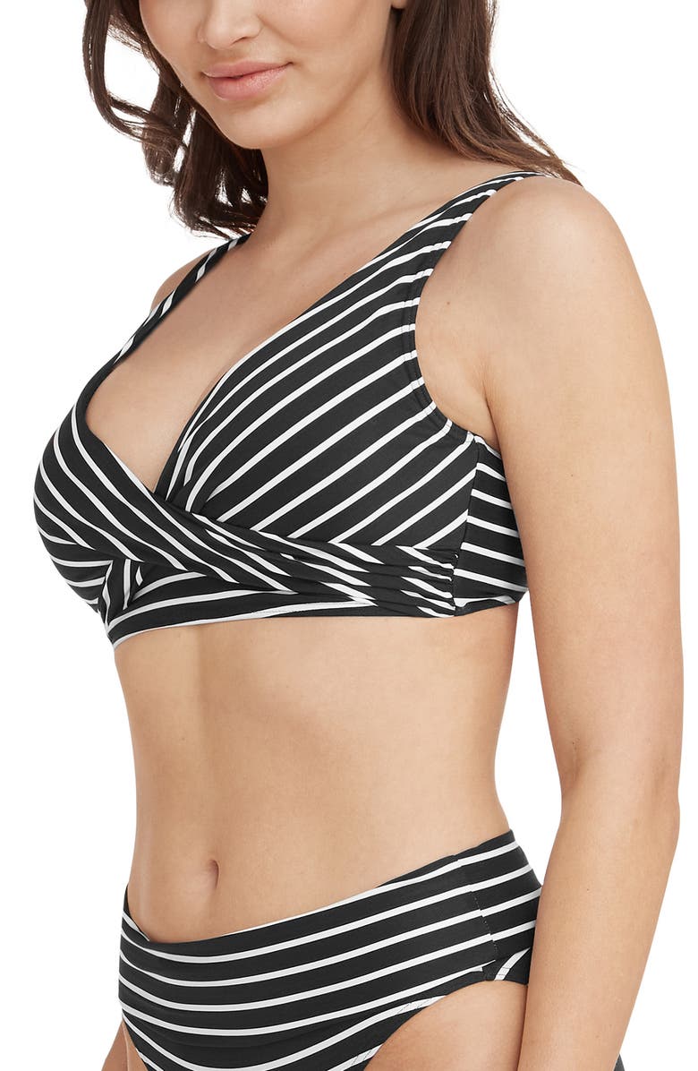 Sea Level Multifit Cross Front Bikini Top, Alternate, color,