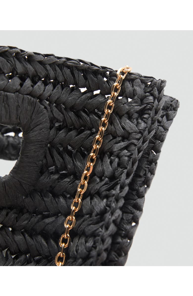 MANGO Natural Fiber Clutch, Alternate, color,