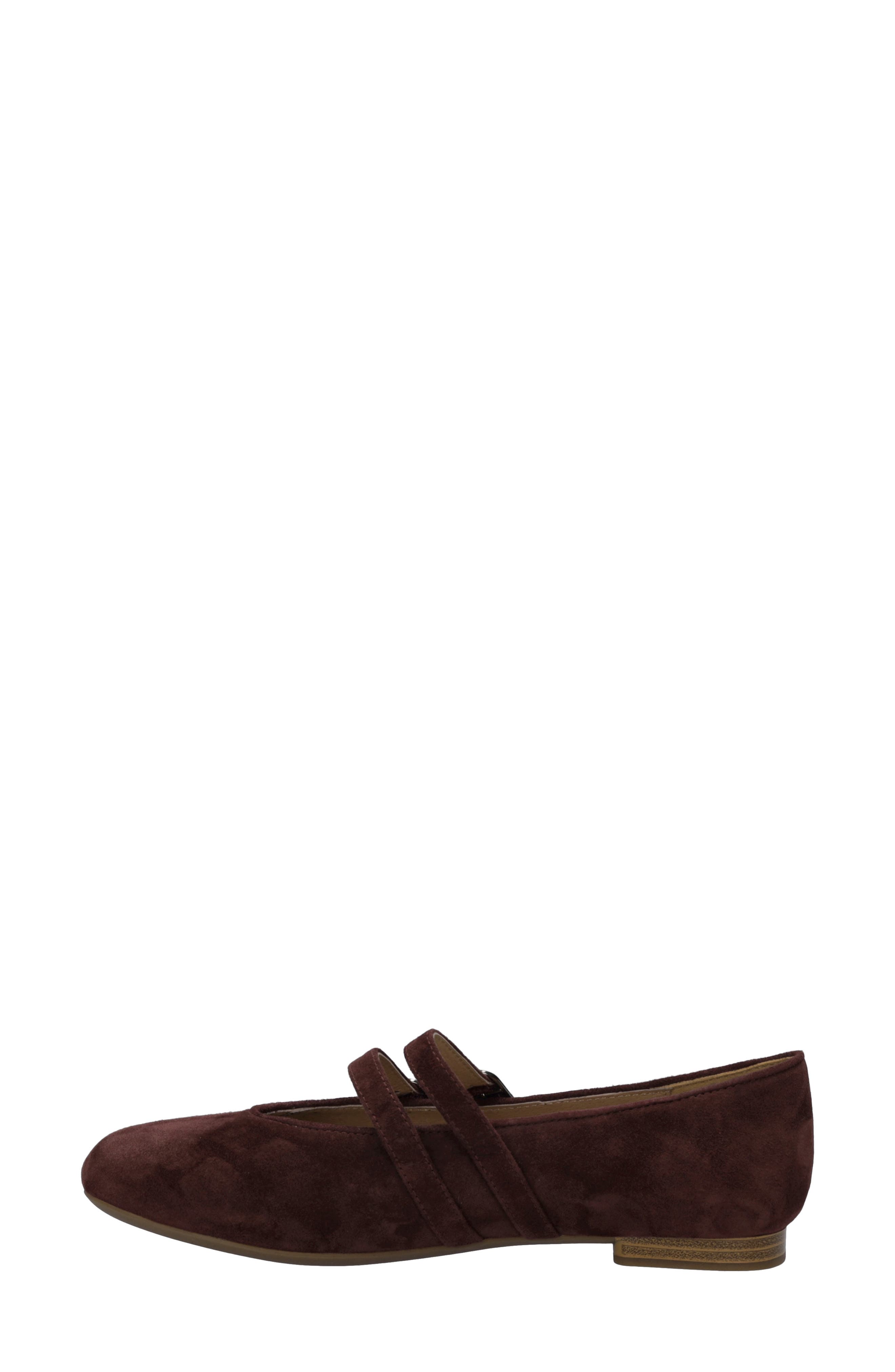 Clarice 03 Leather Mary Jane, Alternate, color, BURGUNDY