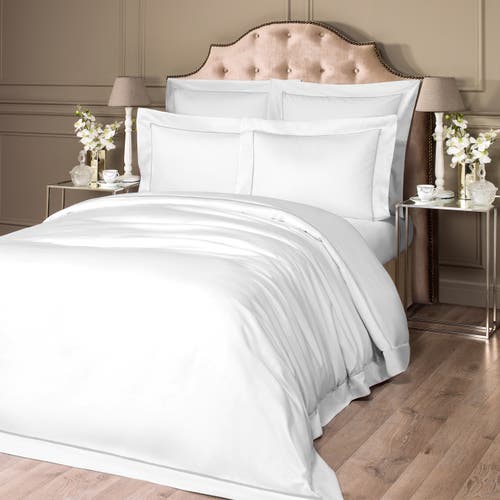 Togas Plaza Duvet Cover In White