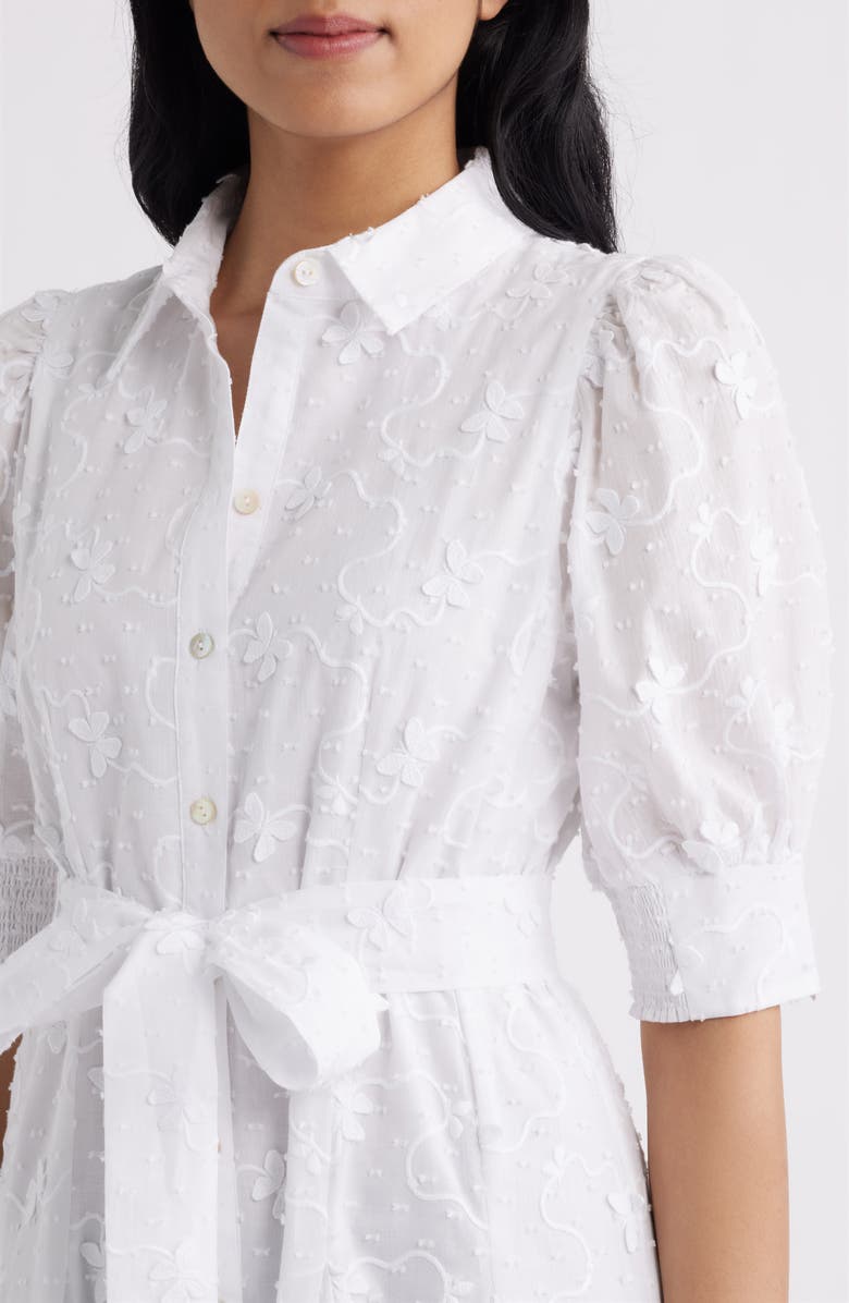 Lilly Pulitzer<sup>®</sup> Larkyn Midi Shirtdress, Alternate, color, Resort White Monarch