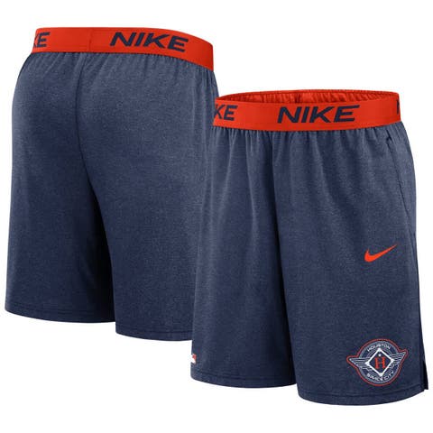 Men's Nike  Navy/Orange Houston Astros 2025 City Connect Authentic Collection Knit Shorts