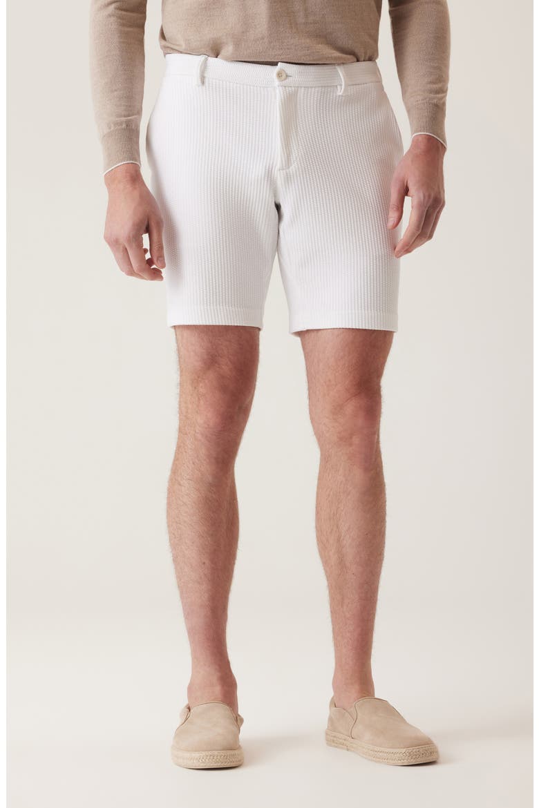 Oasis Hyperloop Honeycomb Bermuda Shorts, Main, color, WHITE