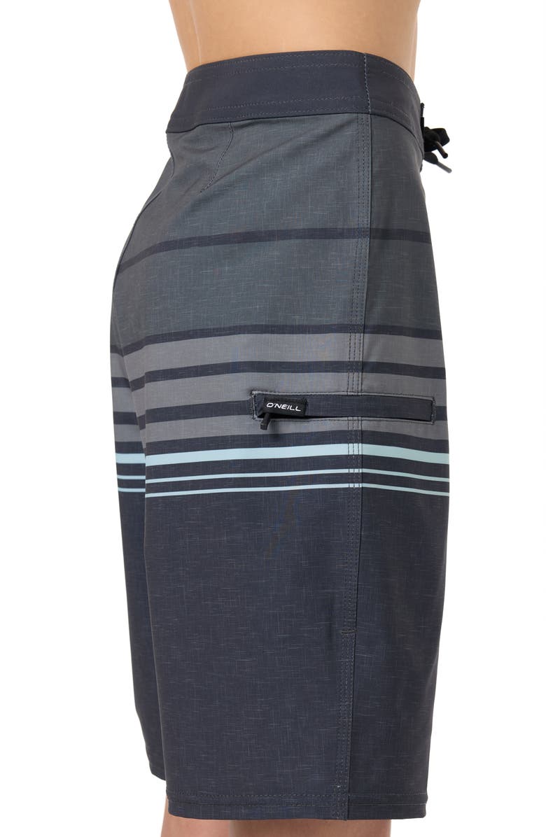 O'Neill Kids' Hyperfreak Heat Stripe Swim Trunks, Alternate, color,