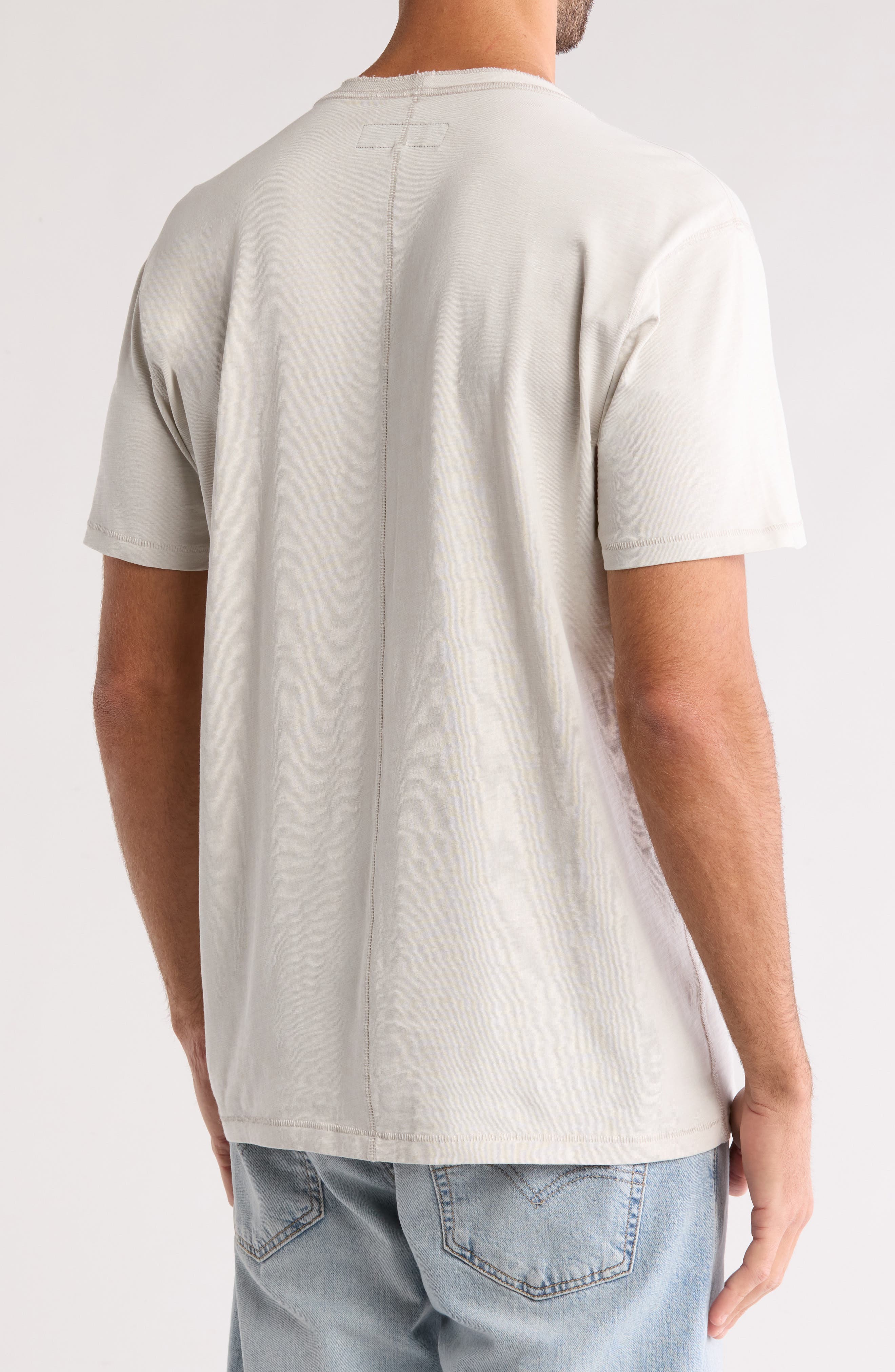 Classic Cotton Slub Jersey Henley - image 2