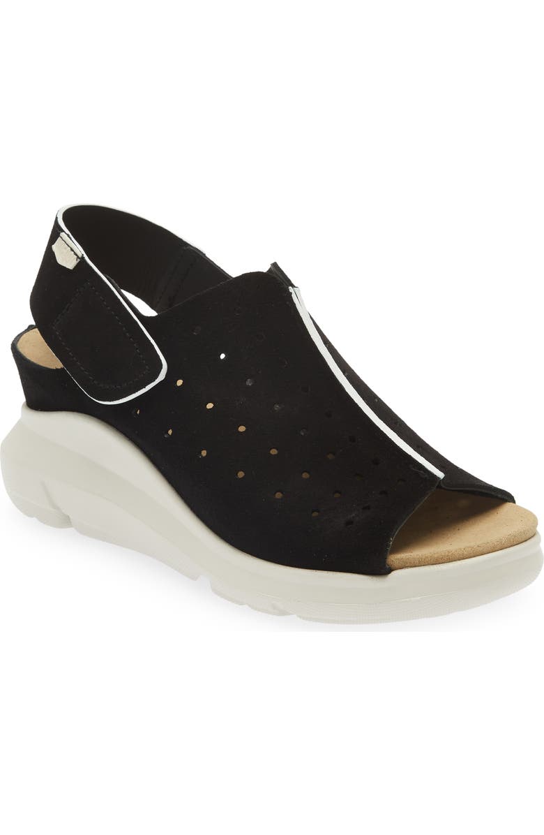 On Foot Slingback Wedge Sandal, Main, color,