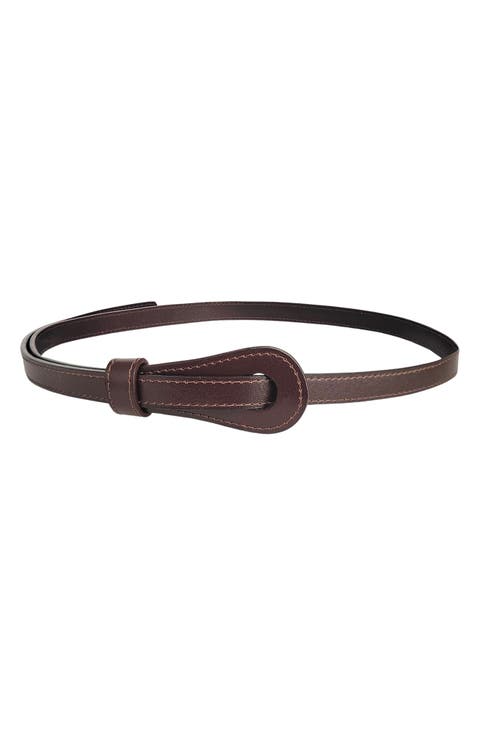 Saddle Faux Leather Belt