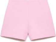 MANGO Mid Rise Straight Leg Shorts