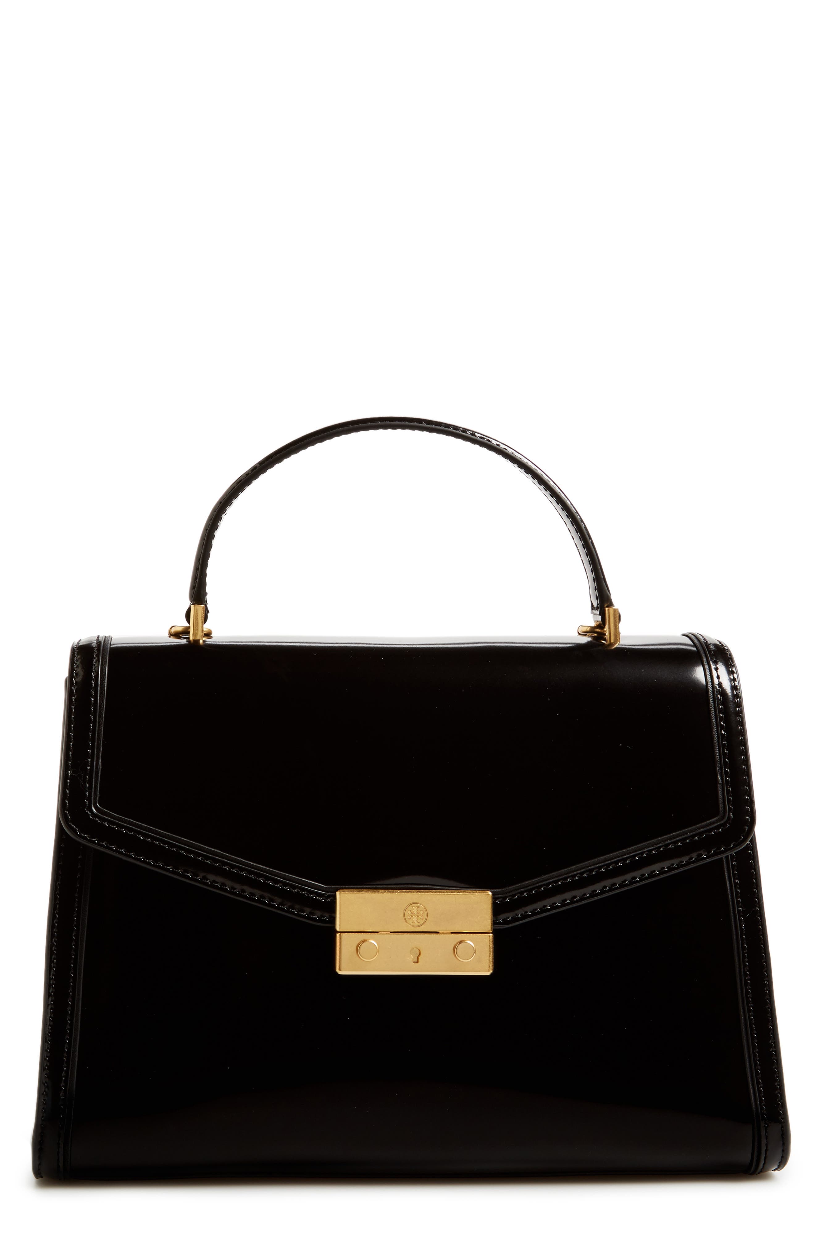 Tory Burch Juliette Leather Satchel, Main, color, 