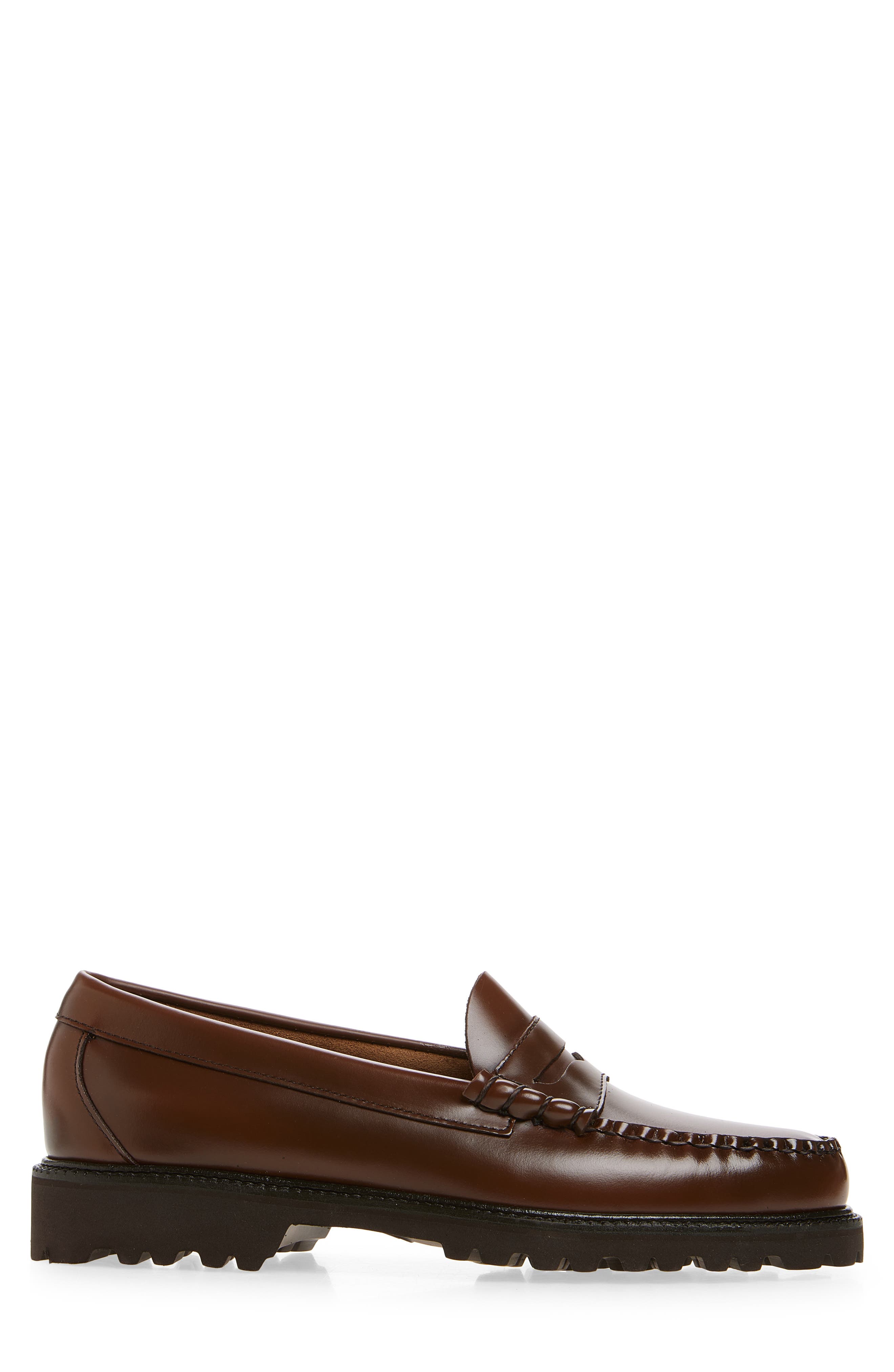 Layton Leather Penny Loafer, Alternate, color, MELON
