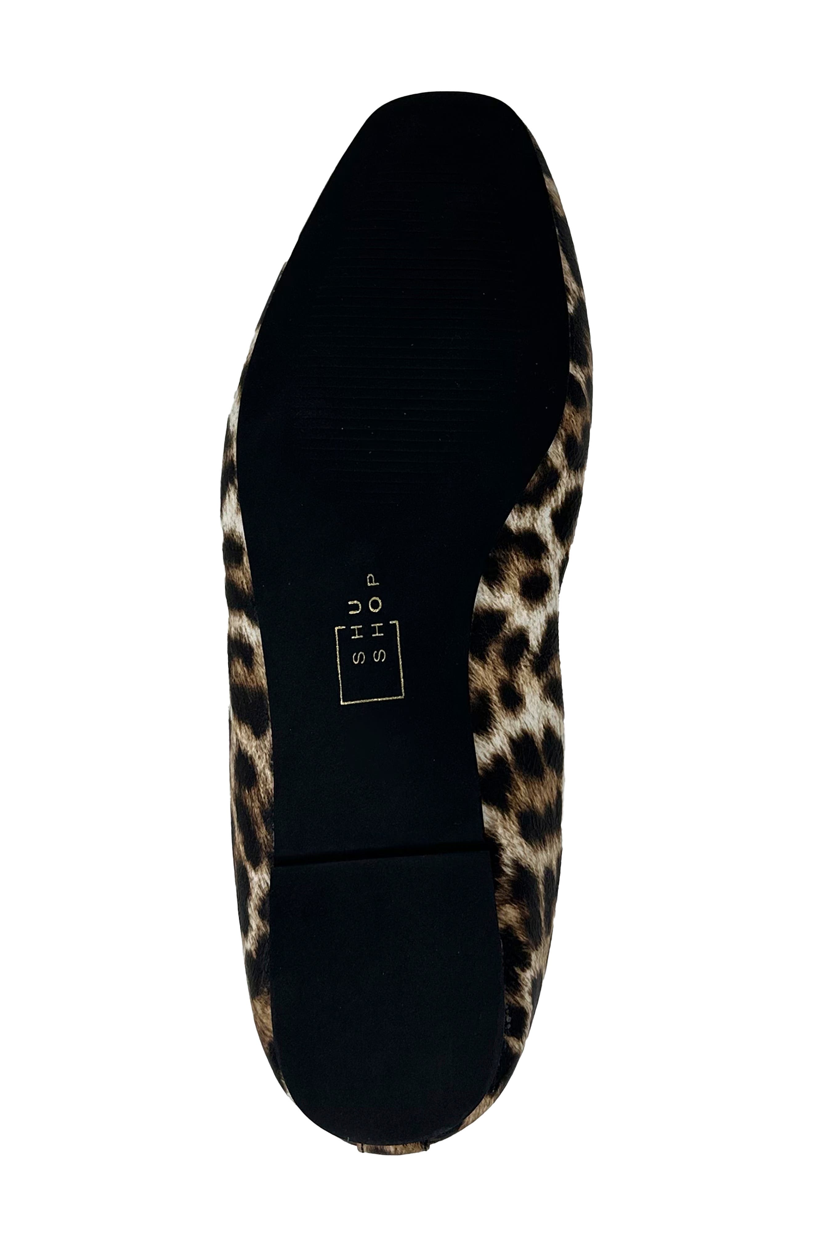 April Mary Jane Flat, Alternate, color, LEOPARD PRINT