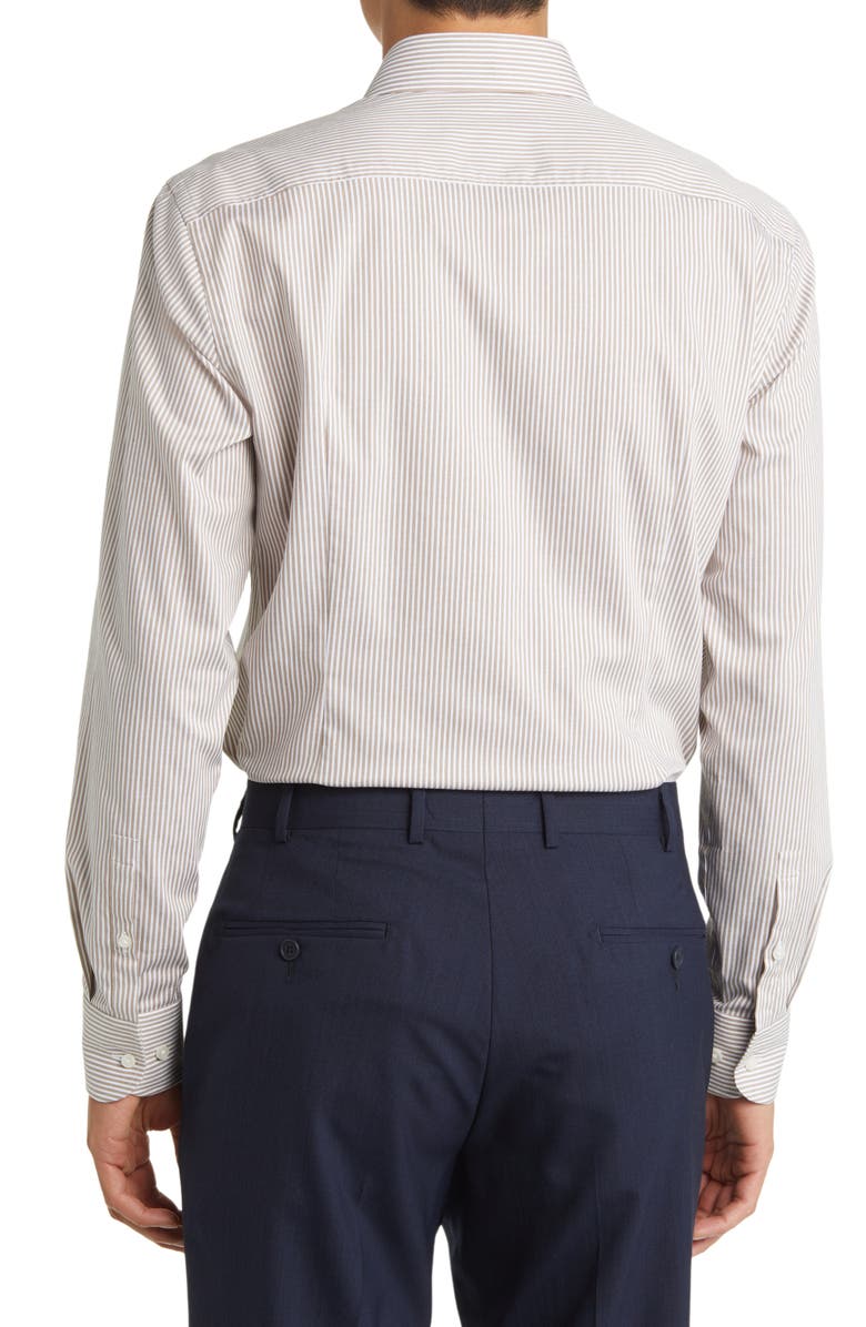 BOSS Hank Kent Stripe Slim Fit Stretch Dress Shirt, Alternate, color,