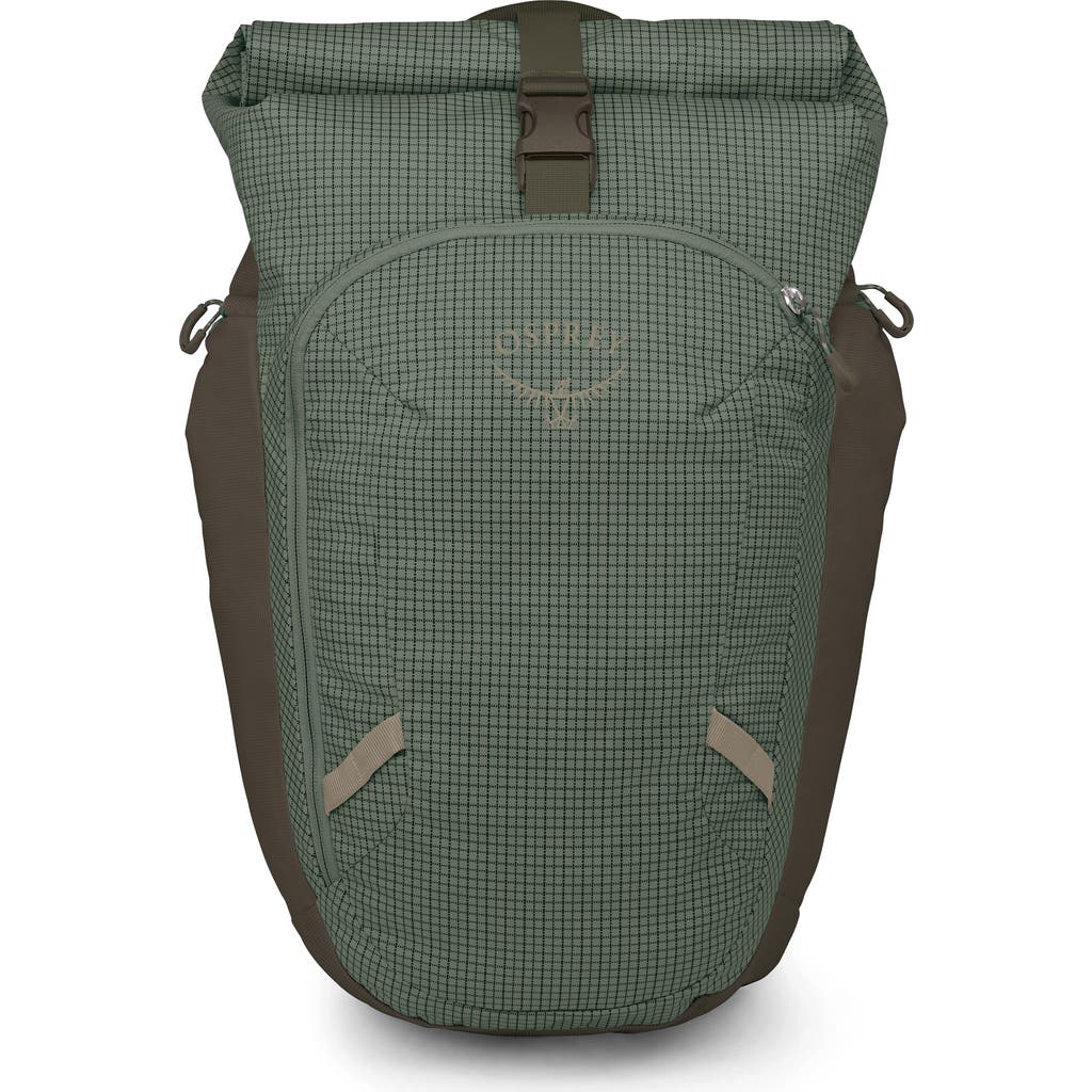 Osprey Transporter 30-liter Roll Top Backpack In Pine Leaf/earl Grey
