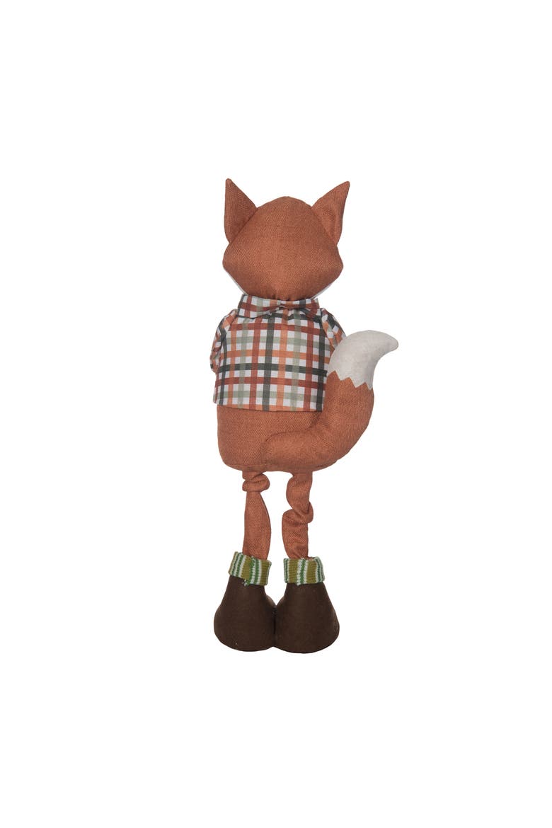 Standing Fox Figurine, Alternate, color, Brown