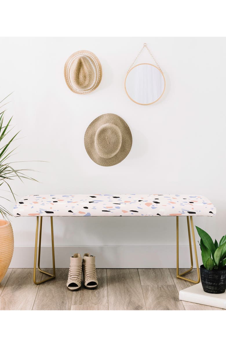 Deny Designs Emanuela Carratoni Terrazzo Bench, Alternate, color,
