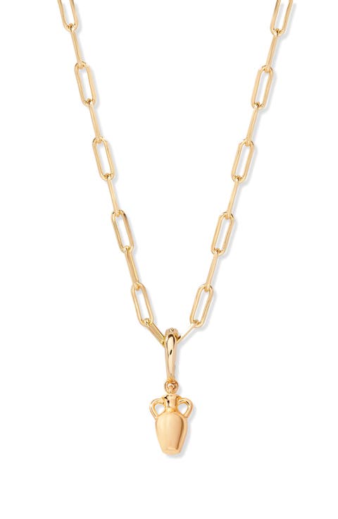 Aries Zodiac Charm Paperclip Necklace