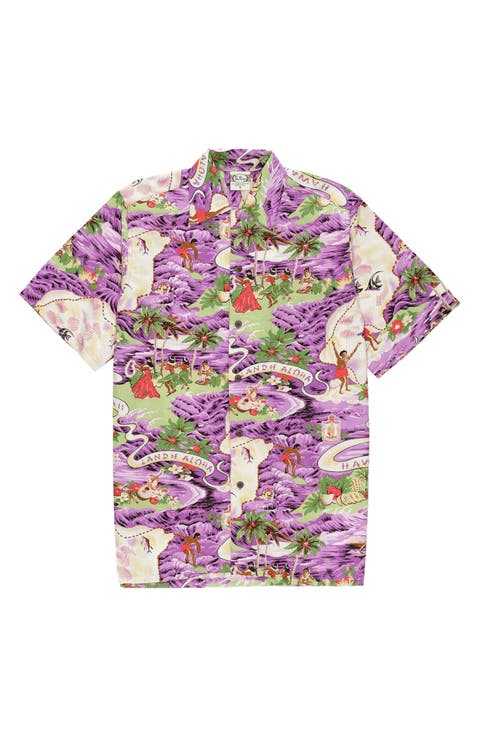 Tropical Hawaiian Short Sleeve Shirt