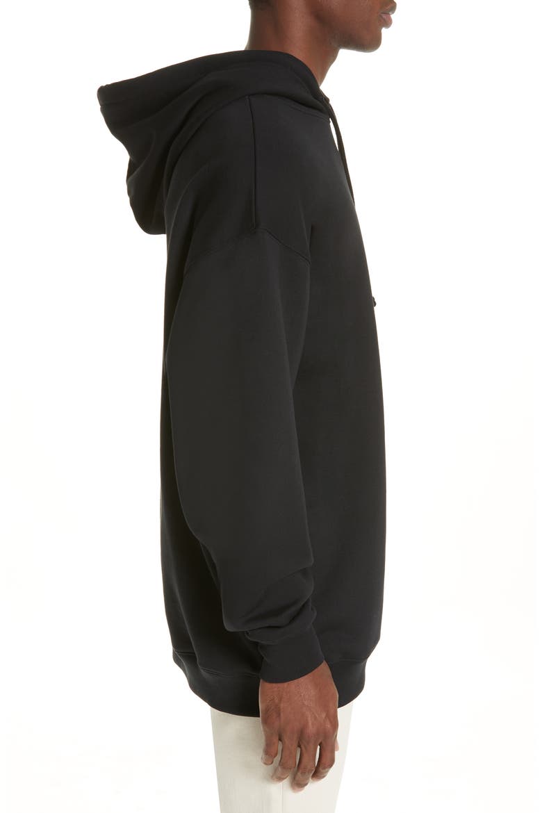 Studios Farrin Face Hooded Sweatshirt, Alternate, color, BLACK