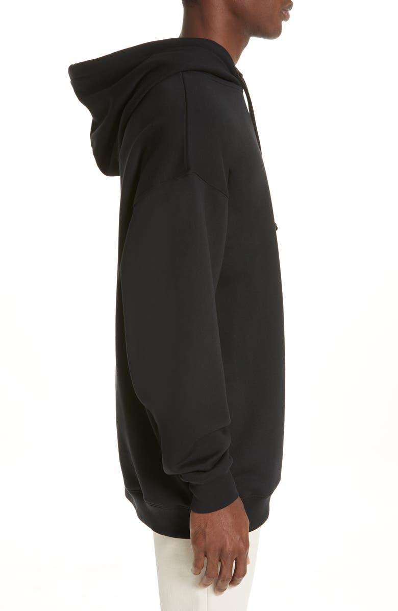 Acne Studios Farrin Face Hooded Sweatshirt, Alternate, color,