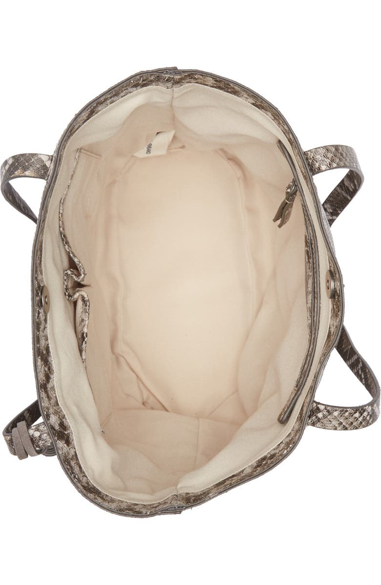 Lucky Brand Eddo Snake Embossed Leather Tote, Alternate, color,