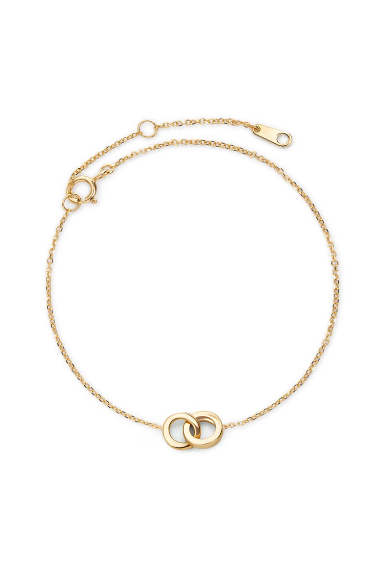 Solid Gold - Duo Links Bracelet, Main, color, Gold