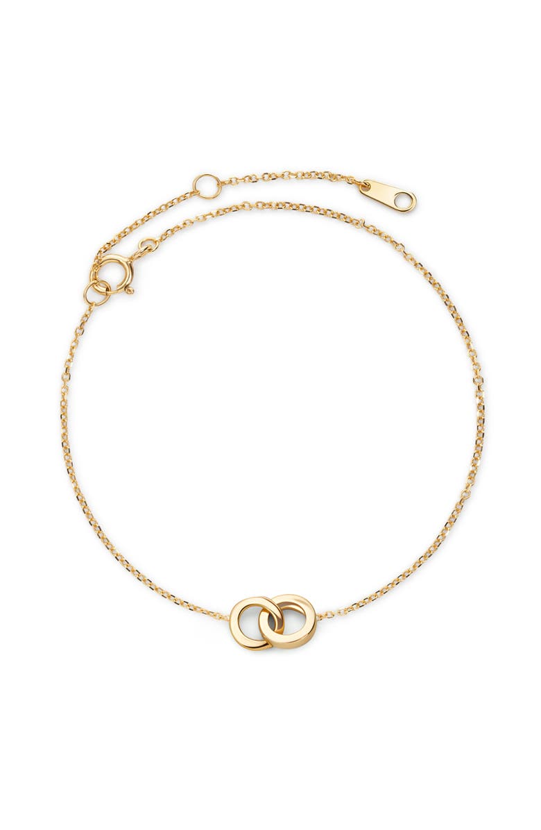Ana Luisa Solid Gold - Duo Links Bracelet, Main, color, Gold