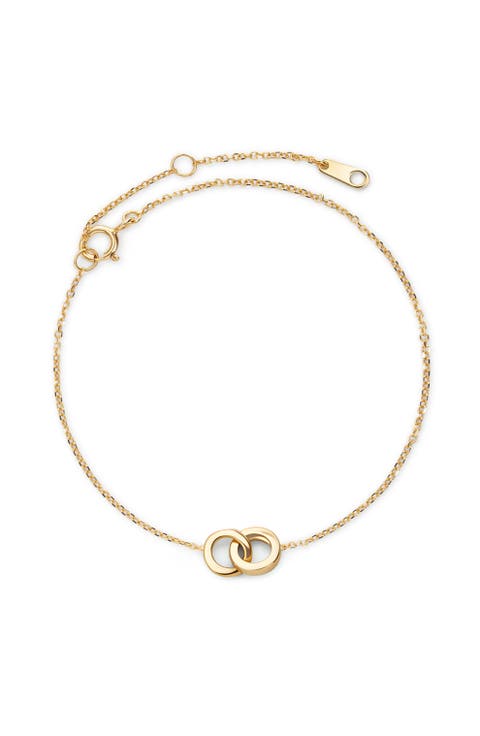Solid Gold - Duo Links Bracelet