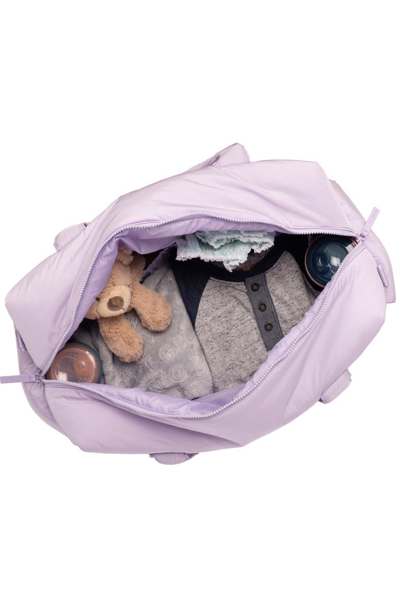 CALPAK Weekender Recycled Nylon Diaper Duffel Bag, Alternate, color, Orchid