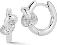 GLAZE JEWELRY Love Knot Hoop Earrings