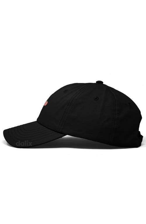 Dalix Lil Peach Dad Cap In Black