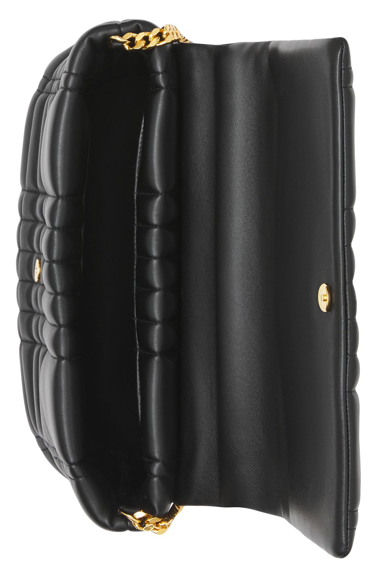 Burberry Medium Lola Quilted Leather Satchel, Alternate, color, 