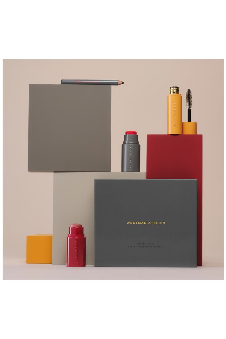 Petite Party Mini 4-Piece Makeup Set $95 Value, Alternate, color, POPPY/ TOAST/ CLEANBLK/ CENDRE